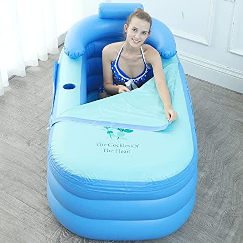 🛀✨ 50% RABAT! Oppusteligt badekar til voksne – bærbar wellness-oase til have, altan eller hjem 💧