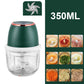 Trådløs multifunktionel mini elektrisk foodprocessor, trådløs bærbar køkkenhakker til hakket kød, hvidløg og babypuré, køkkenhjælper til fastfoodforberedelse
