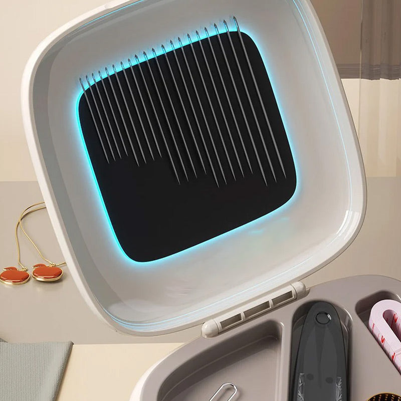 🧵 40-delt magnetisk sysæt – bærbar organizer i to lag