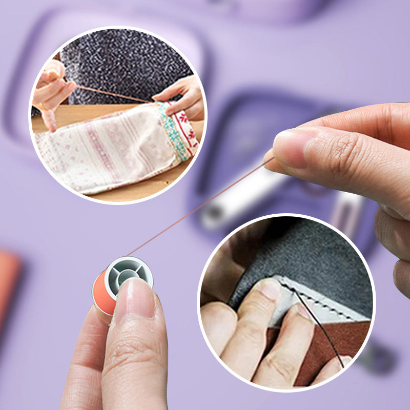 🧵 40-delt magnetisk sysæt – bærbar organizer i to lag