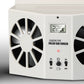 🔥 50% rabat! Solcelledrevet bilventilator – vinduesmontering, genopladelig, holder bilen kølig