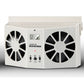 🔥 50% rabat! Solcelledrevet bilventilator – vinduesmontering, genopladelig, holder bilen kølig