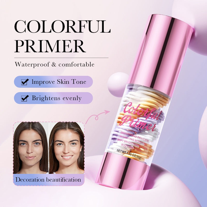 3-i-1 multifunktionel ansigtsprimer før makeup