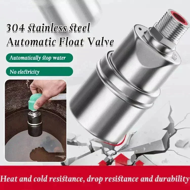 💧🔩 Automatisk flydeventil i 304 rustfrit stål – holder en stabil vandstand