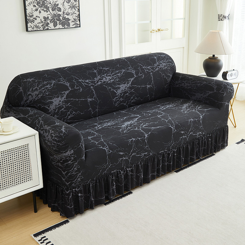 🛋️ BEGRÆNSET TID: 50 % RABAT! 🧵 Universelt, elastisk sofabetræk – med flæset kant og sofabeskyttelse 🏡