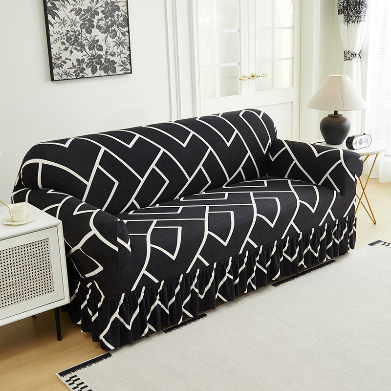 🛋️ BEGRÆNSET TID: 50 % RABAT! 🧵 Universelt, elastisk sofabetræk – med flæset kant og sofabeskyttelse 🏡