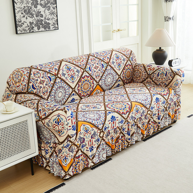 🛋️ BEGRÆNSET TID: 50 % RABAT! 🧵 Universelt, elastisk sofabetræk – med flæset kant og sofabeskyttelse 🏡