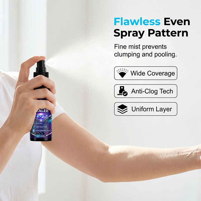 💎✨ Forseglingsspray til diamantmaleri – fastholder stenene, blank finish, tørrer hurtigt og holder længe
