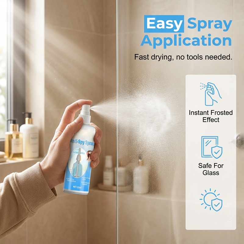 ❄️ Sommerfrisk 50 % rabat! 🪟 Privatspray til glas med spejleffekt – reflekterende vinduesspray til badeværelse, altan, bil og kontor