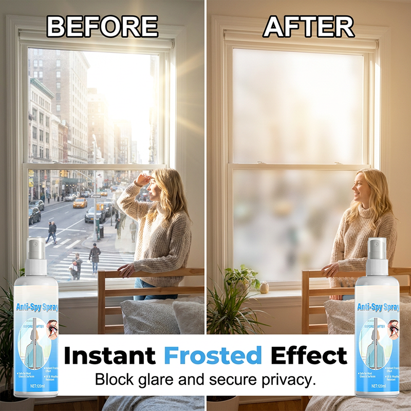 ❄️ Sommerfrisk 50 % rabat! 🪟 Privatspray til glas med spejleffekt – reflekterende vinduesspray til badeværelse, altan, bil og kontor