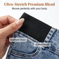 👖 Højtaljede denim-capribukser til kvinder med elastisk talje – cropped jeans
