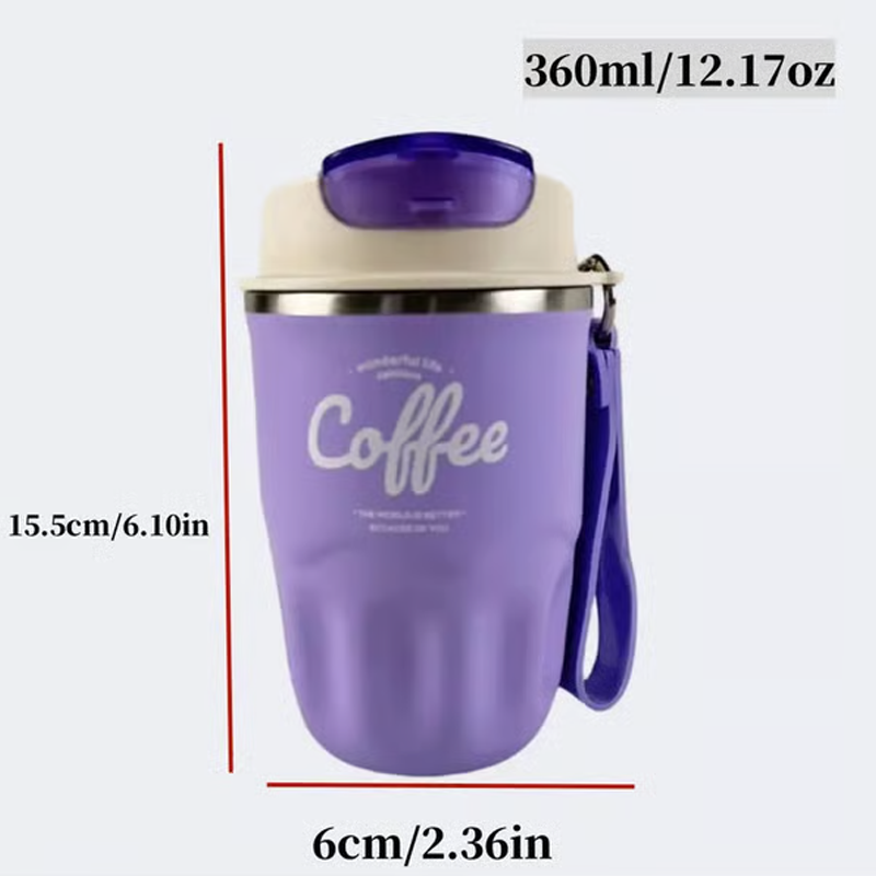 🎁💥SIDSTE DAG – 50% RABAT!!☕ Termokrus i 316 rustfrit stål med LED-temperaturvisning