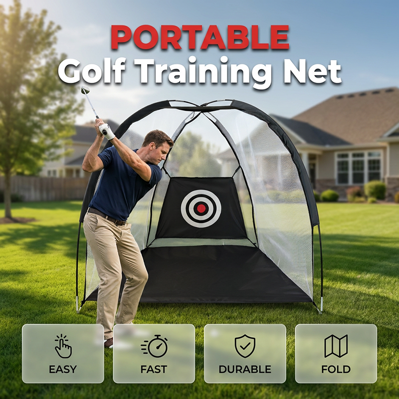 Golftræningsnet med målskive