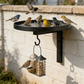 🐦💧 50% RABAT! Vægmonteret fuglebad i metal – vejrbestandigt, let at rengøre & ideelt til have, altan & terrasse 🌿
