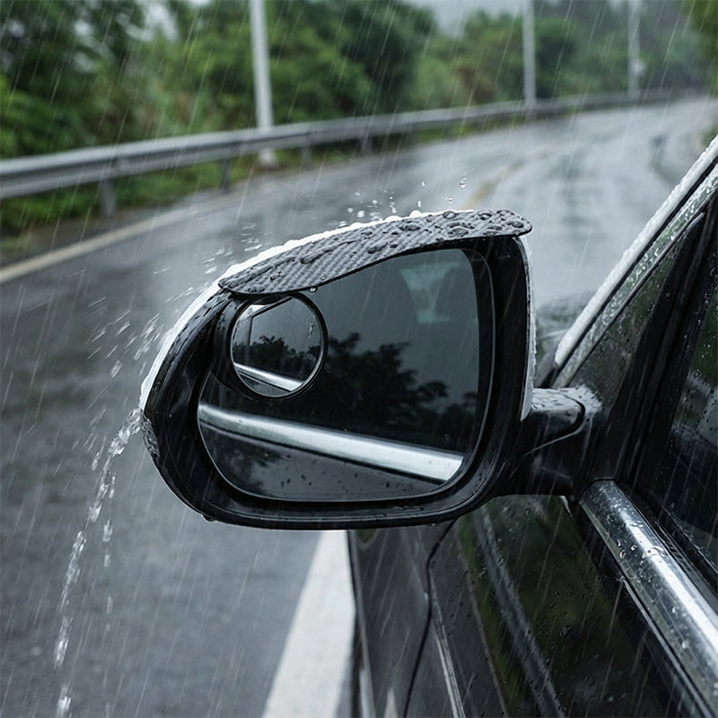 🚗 50 % RABAT I BEGRÆNSET TID! ☀️ Justerbare blindvinkelspejle med regnskærm