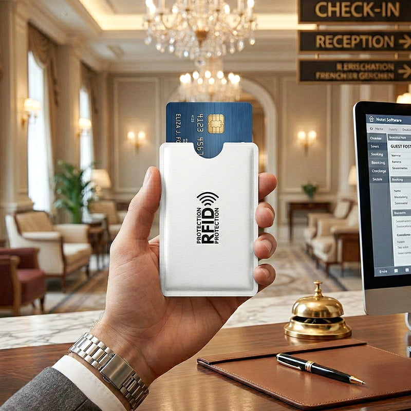 RFID-blokerende etuier til kreditkort