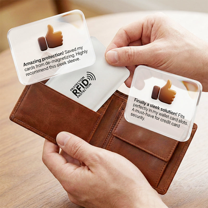 RFID-blokerende etuier til kreditkort