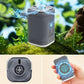 🏕️ Genopladelig camping-luftpumpe – LED-lys, hurtig oppumpning, kompakt – betaling ved levering 🔋