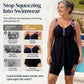 Tankini med løstsiddende top og shorts til kvinder