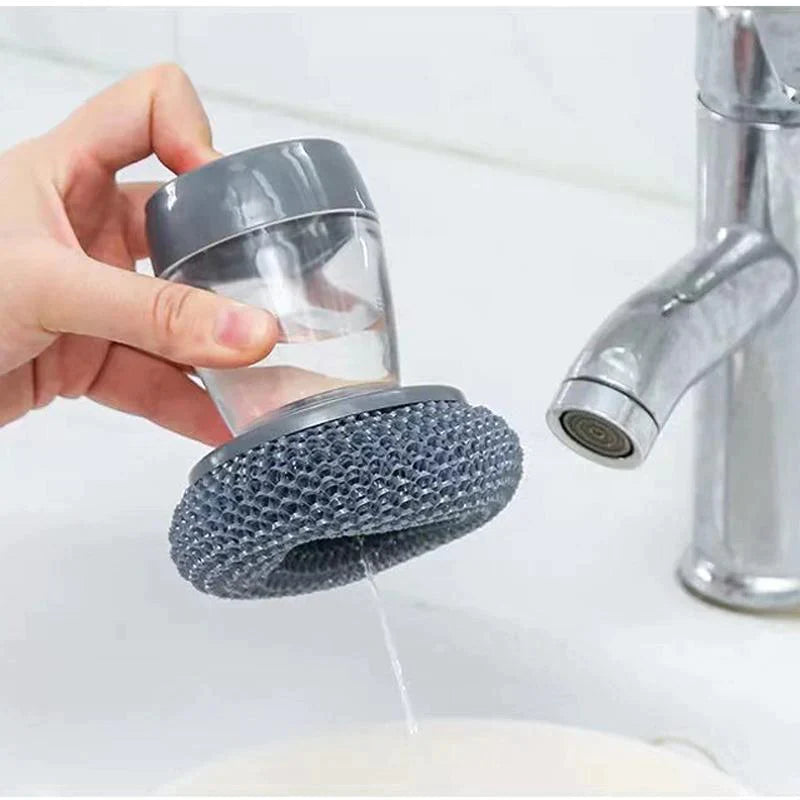 Multifunktionel Rengøringsbørste med Trykdispenser