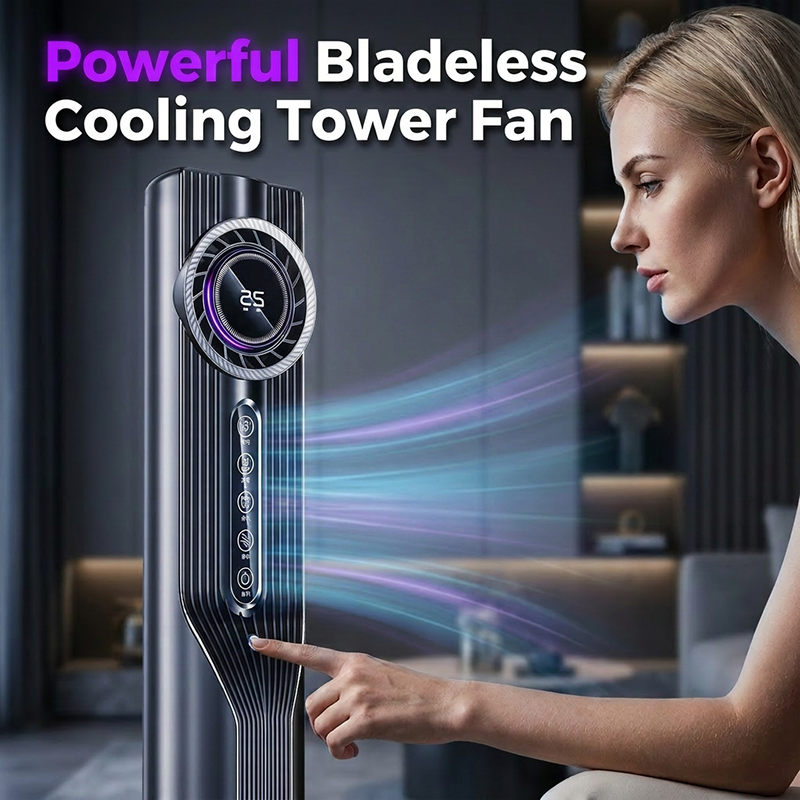 🔥 Sidste dag med 50 % rabat – kompakt 3-i-1 bærbar luftkøler-ventilator