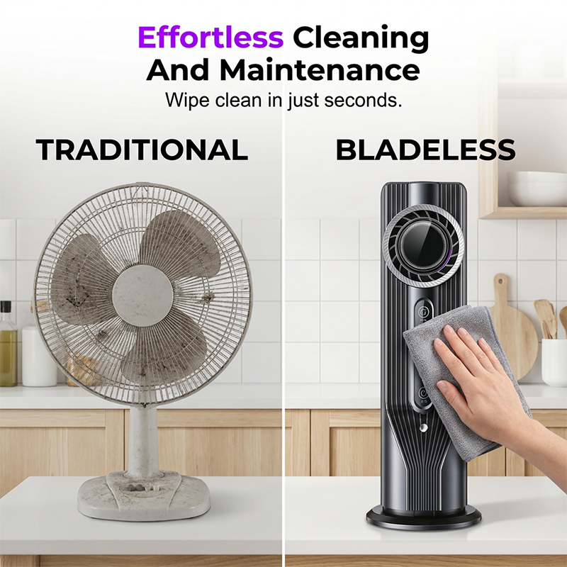 🔥 Sidste dag med 50 % rabat – kompakt 3-i-1 bærbar luftkøler-ventilator