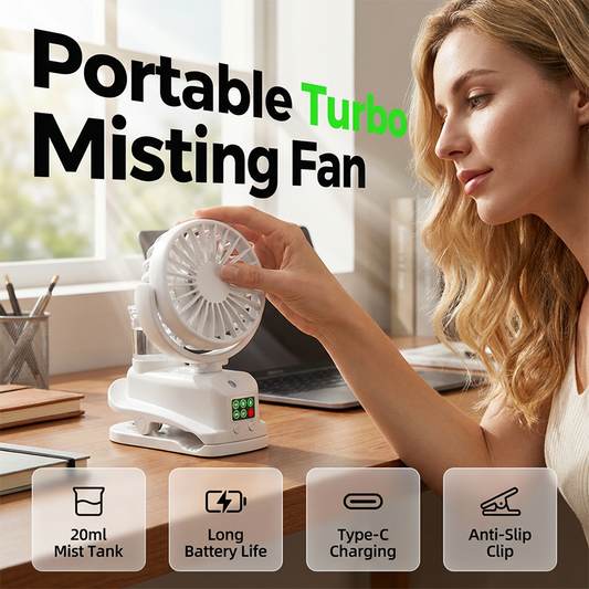 USB genopladelig personlig køleventilator