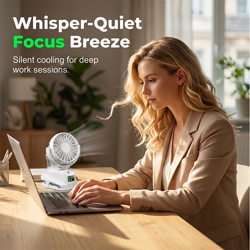 USB genopladelig personlig køleventilator
