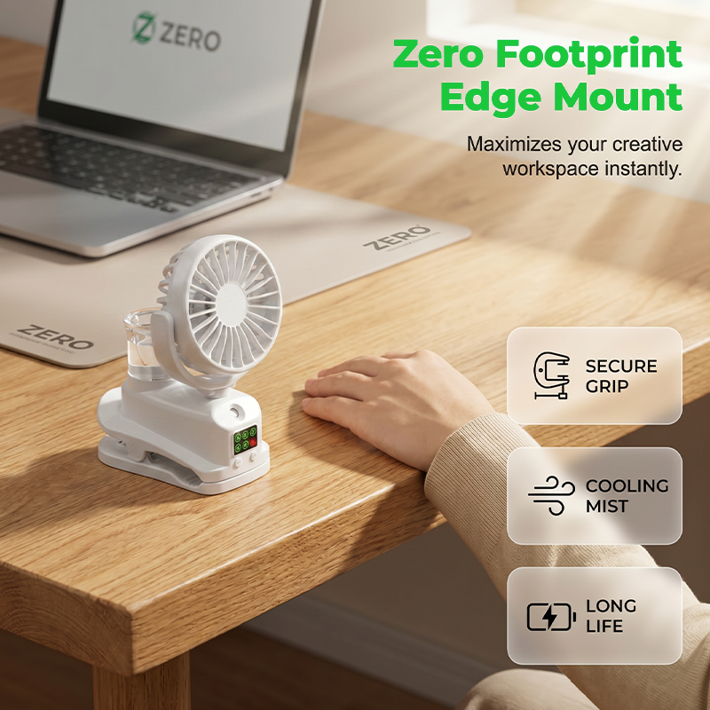 USB genopladelig personlig køleventilator