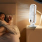 Bærbar skrivebordsventilator med 5 hastighedsindstillinger