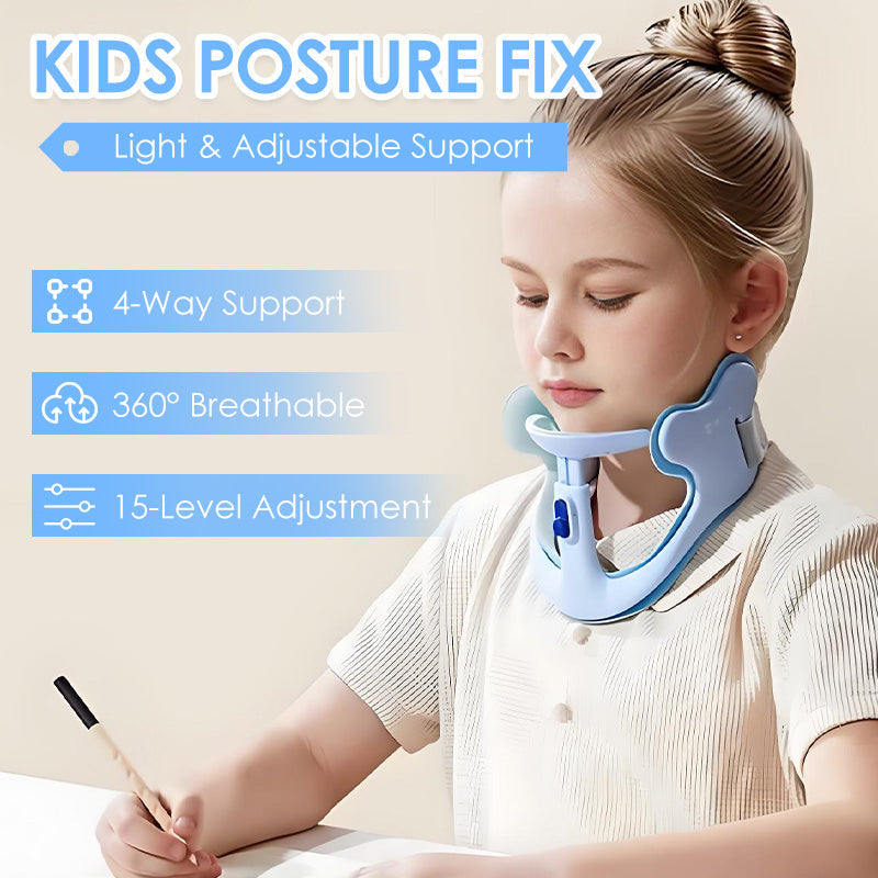 🦒 50% RABAT NU! Posture Fix – Let og justerbar holdningsstøtte – 4-vejs støtte, ultralet og åndbar – fremmer korrekt rygsøjleposition og god holdning 🧒✨