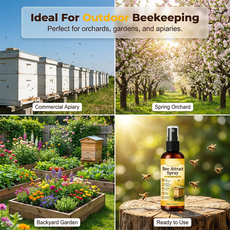 🐝 Naturlig udendørs bietiltrækningsspray