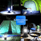 Solcelledrevet udtrækkelig campinglampe