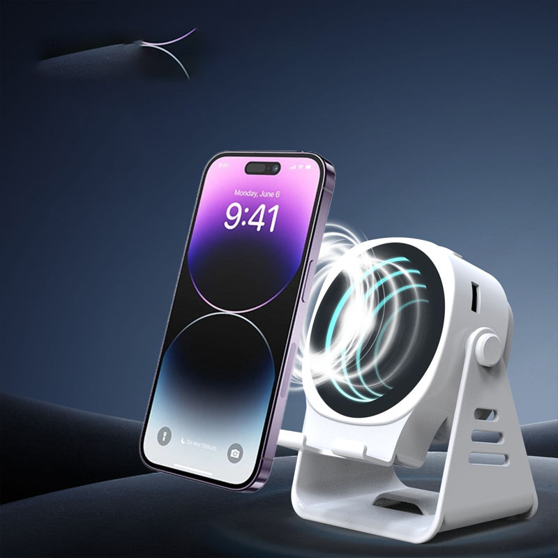Induktionshøjttaler med telefonholder