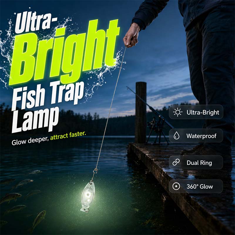 🐟Ultrakraftig fiskelampe