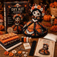 💀 Uhyggeligt skelet-kreativsæt — Halloween DIY-aktivitet | Alt materiale medfølger 🎃