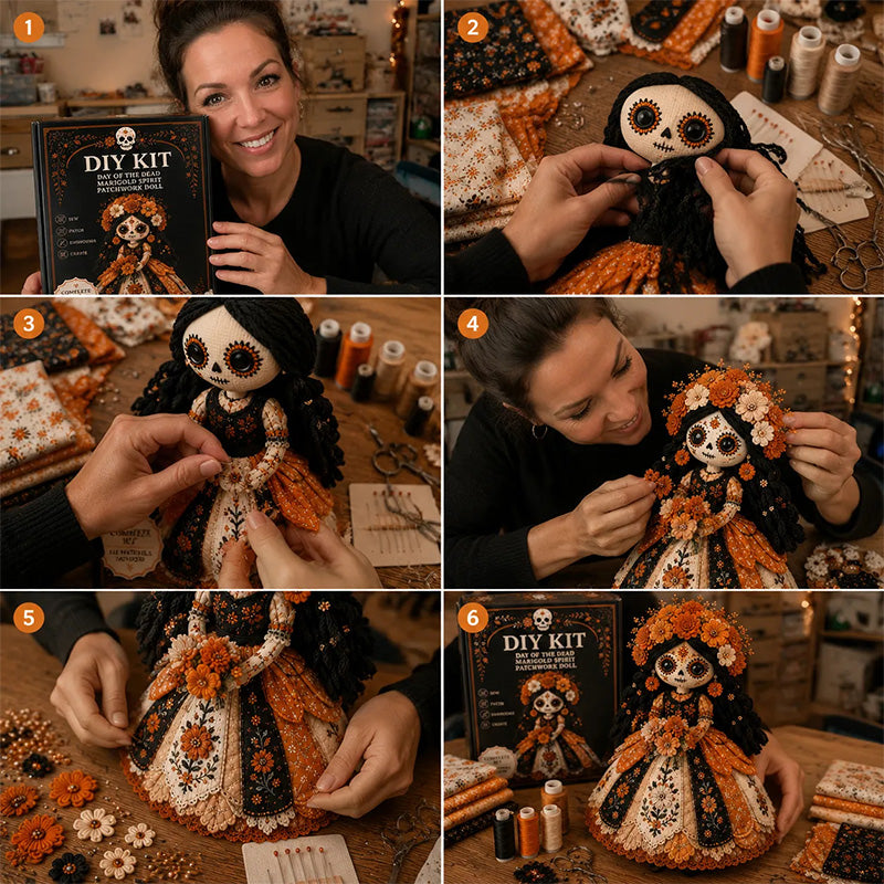 💀 Uhyggeligt skelet-kreativsæt — Halloween DIY-aktivitet | Alt materiale medfølger 🎃