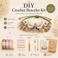 🧶Naturinspireret DIY-hæklet armbåndssæt 🧘 mindsk stress, mens du skaber bærbar kunst med dine egne hænder