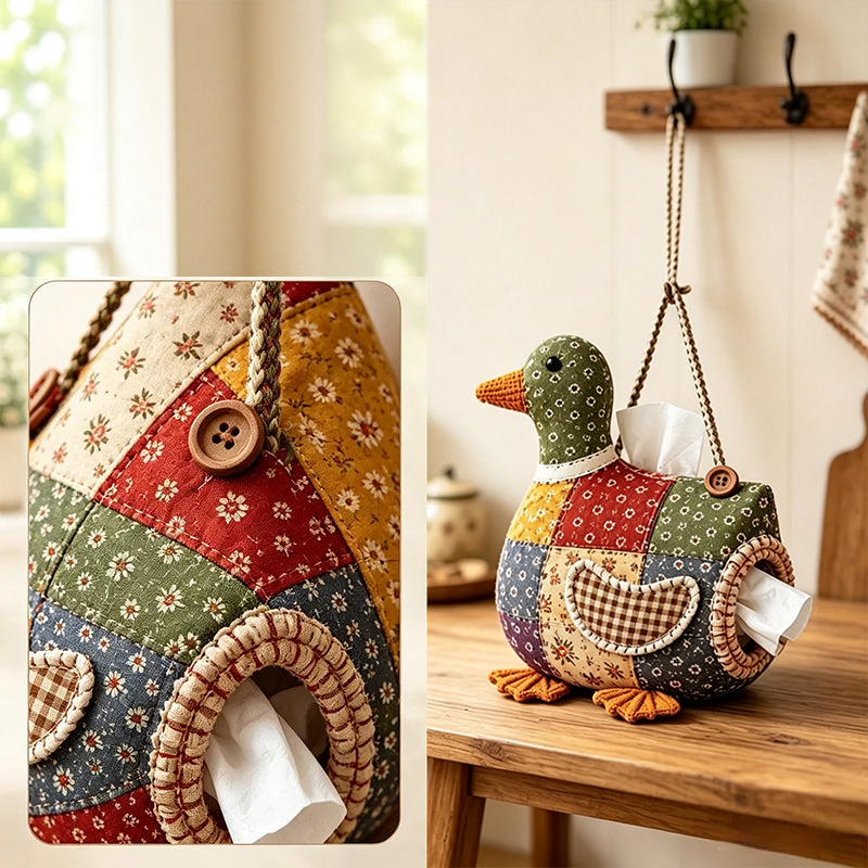 ⏳Tidsbegrænset 50% rabat👪Oplev den store glæde ved DIY – sykit til dyreformet servietholder🐓🦆🪿