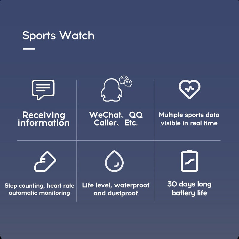 ⌚Stilfuldt smartwatch, der passer på dit helbred – smartur til sundhed og fitness