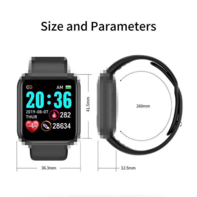 ⌚Stilfuldt smartwatch, der passer på dit helbred – smartur til sundhed og fitness