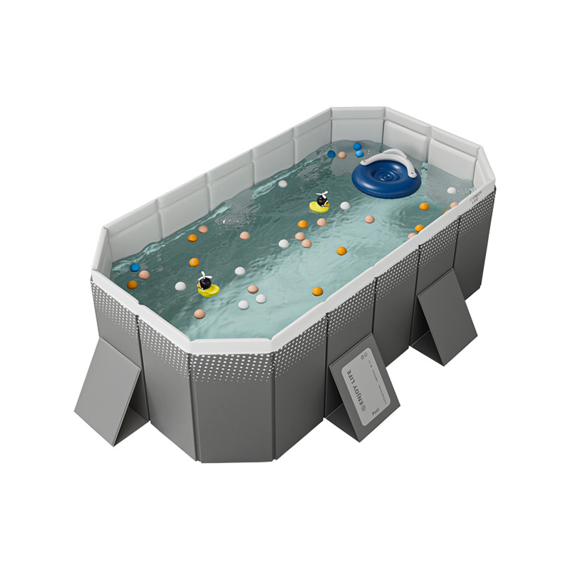 🥳VARMT TILBUD 2026🥳💞50.000+ SOLGT!👵❤️ Fortykket, ikke-oppustelig swimmingpool – nyd sjove vandaktiviteter og køl af derhjemme om sommeren.