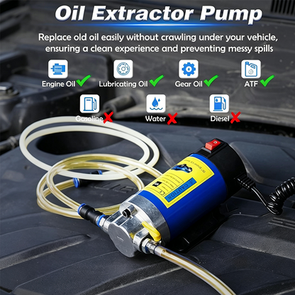 ⛽ 50% RABAT NU! 🔧 Bærbar olieoverførselspumpe – Ren kobbermotor, holdbar konstruktion & kompakt design – Til motorolie & væsker 🚗