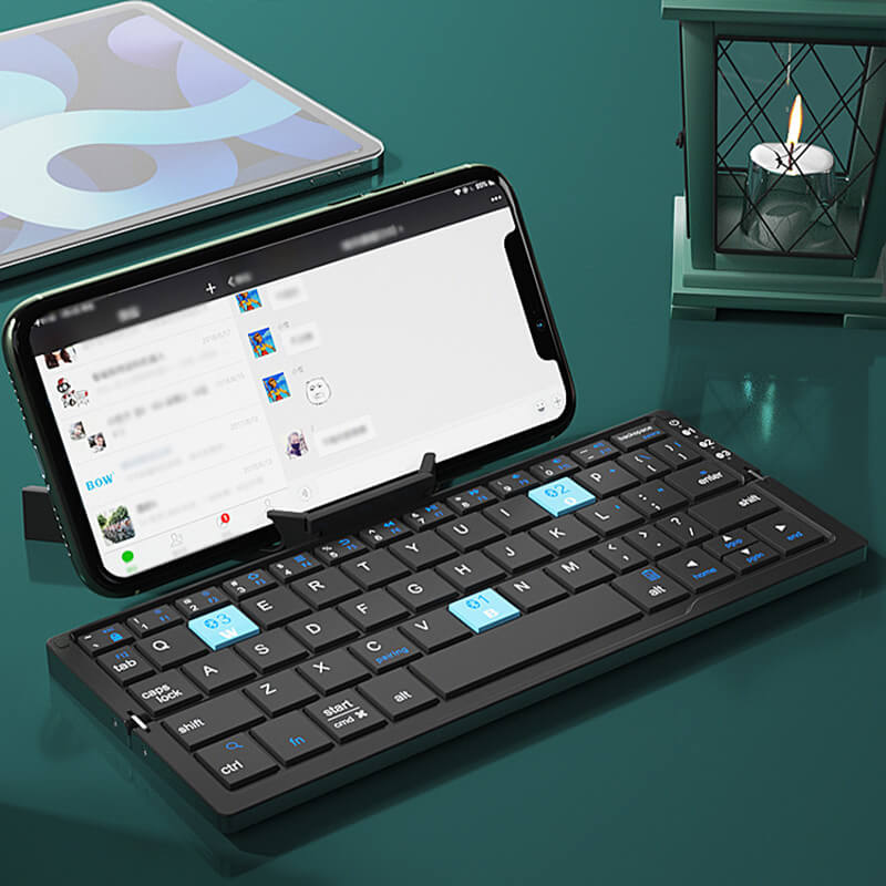 Mini-sammenklappeligt tastatur til telefon/tablet/bærbar computer