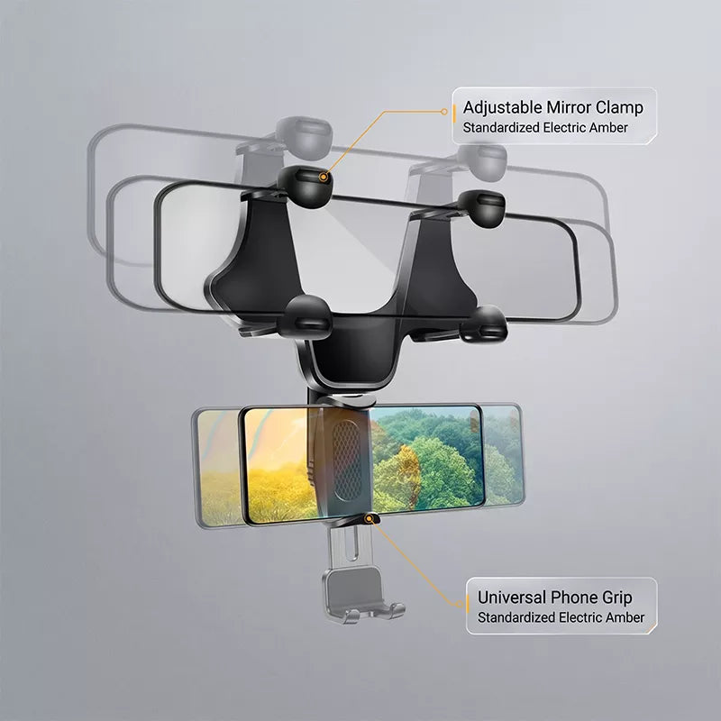 Mobilholder til bilens bakspejl