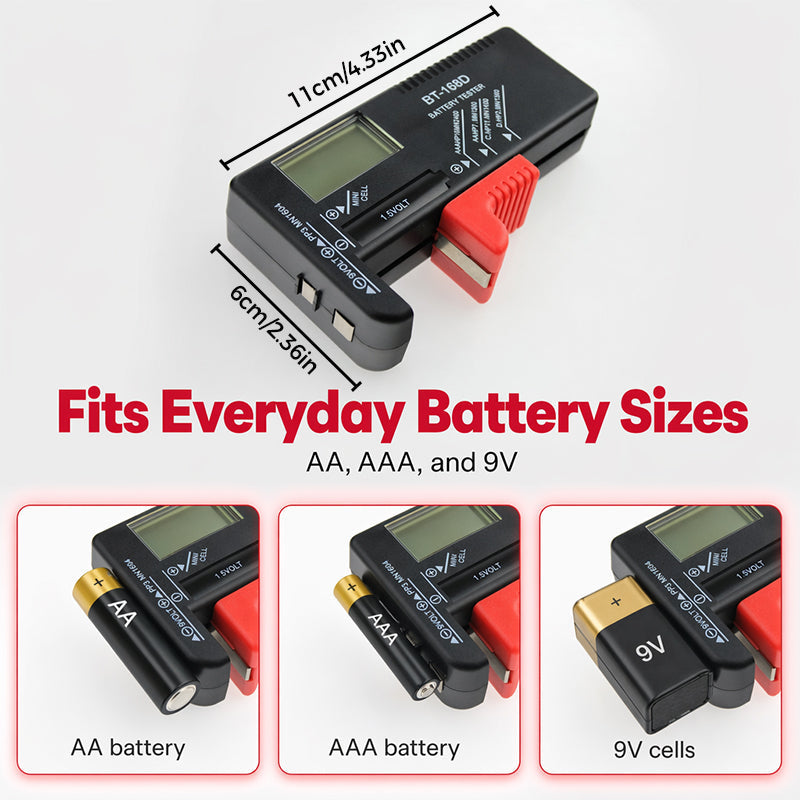 Universel digital batteritester