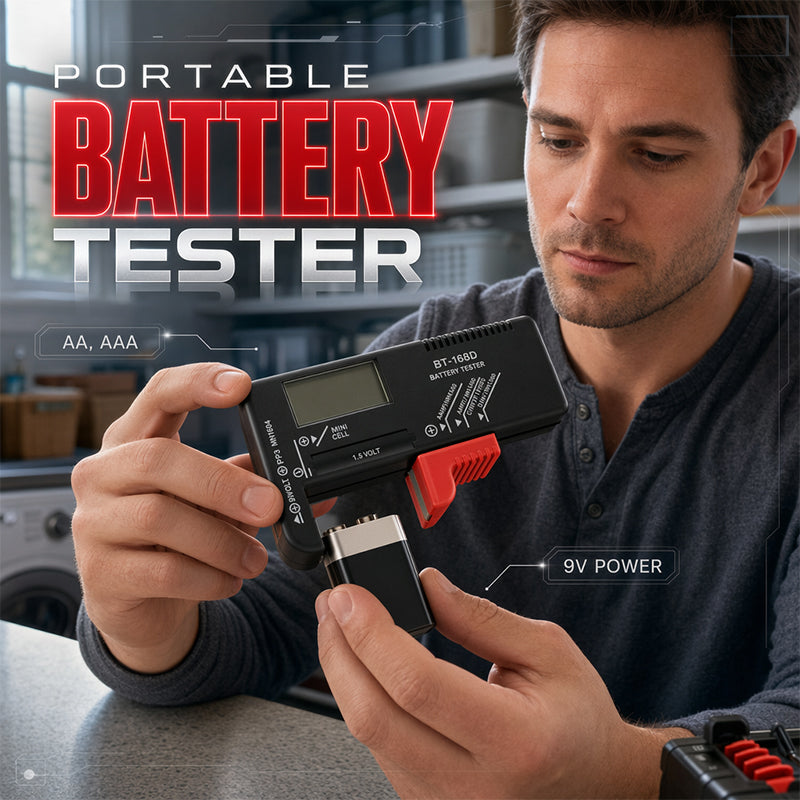 Universel digital batteritester