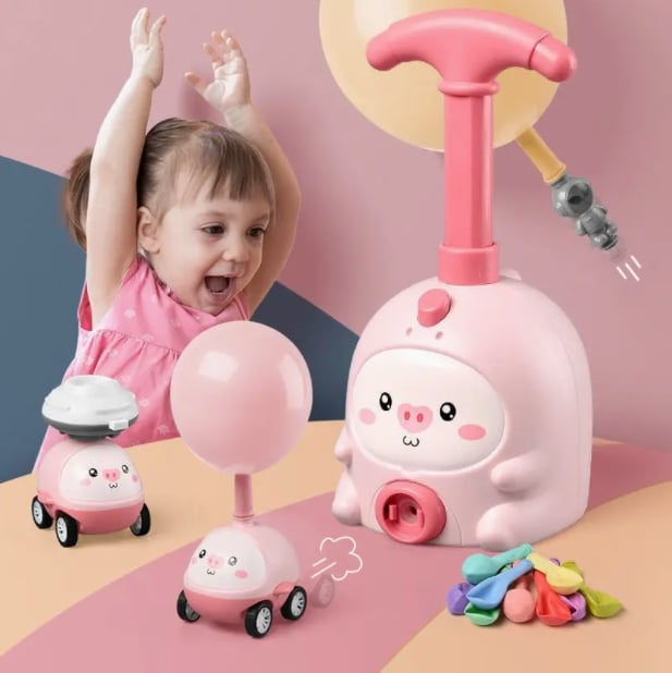 🔥🎈 50 % RABAT NU! Populær julegave – aerodynamiske ballonbiler med raketaffyringssæt – lærerigt, kreativt og perfekt til børn, der elsker videnskab og fart 🚗✨