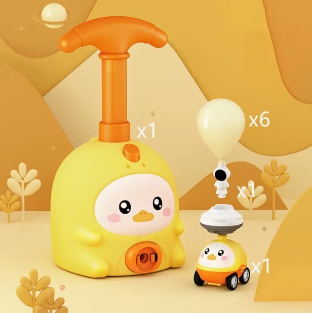 🔥🎈 50 % RABAT NU! Populær julegave – aerodynamiske ballonbiler med raketaffyringssæt – lærerigt, kreativt og perfekt til børn, der elsker videnskab og fart 🚗✨