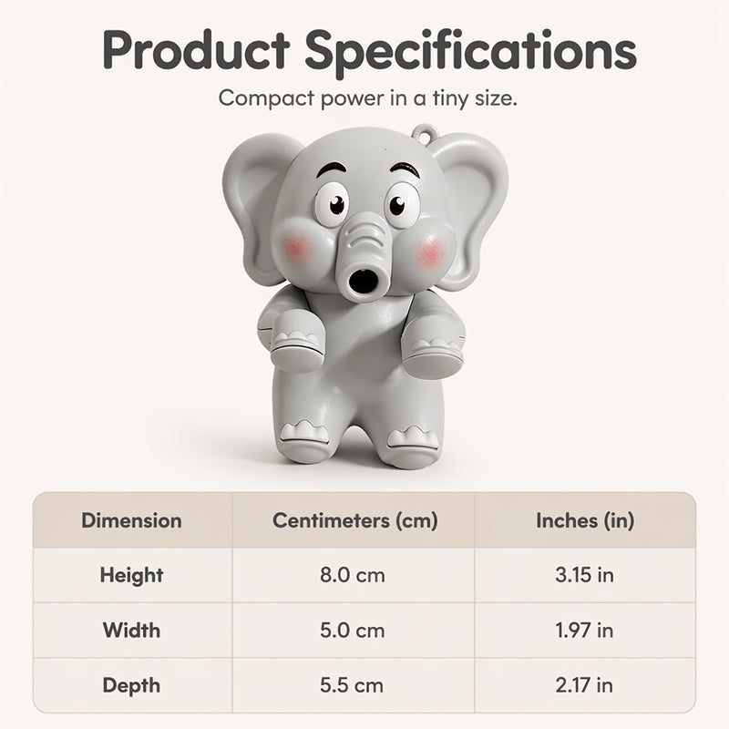 ⏳Tidsbegrænset 50 % rabat! 🌬️Køler naturligt og beskytter dit spiserør! 🐘Sød miniventilator til ophæng på kop med dyredesign🐘🦖💨